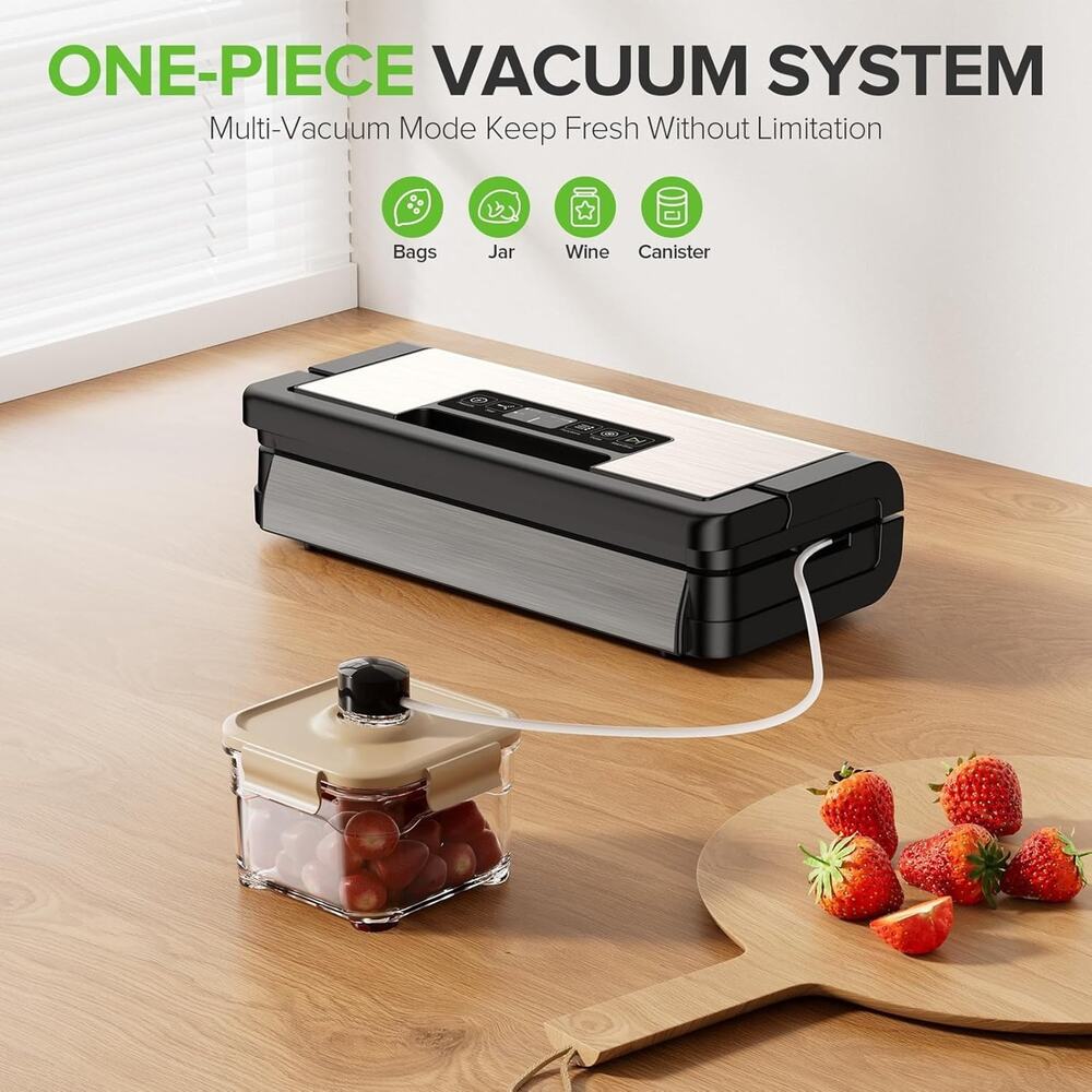 95kPa Vacuum Sealer Machine, Fully Automatic Food Sealer, Touch Display, 10-in-1 - Picture 6 of 6